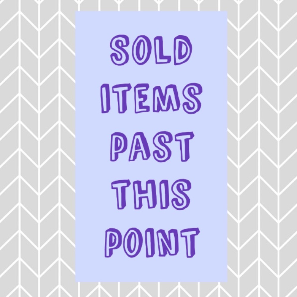 All goods beyond this point are in new homes! 😸